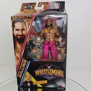 WWE WrestleMania Elite Seth Rollin Action Figure Damaged Box, New Sealed